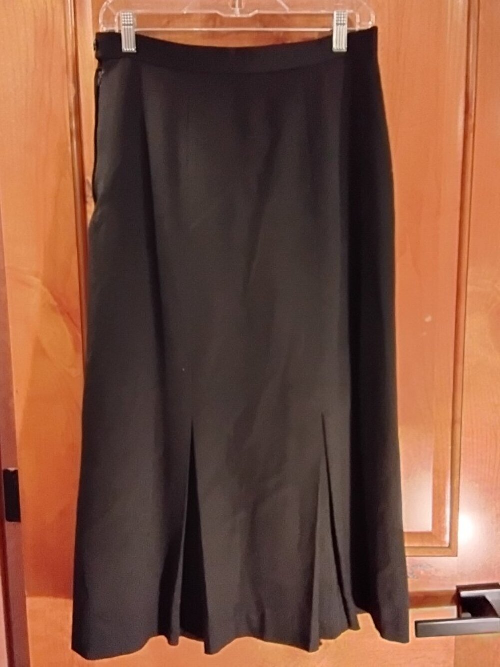 Custom Made Women's Wool Blend Pleated Skirt Waist Size 15 in. #39
